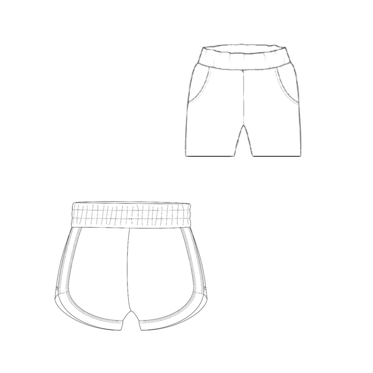 Womens Pocket/Retro Shorts